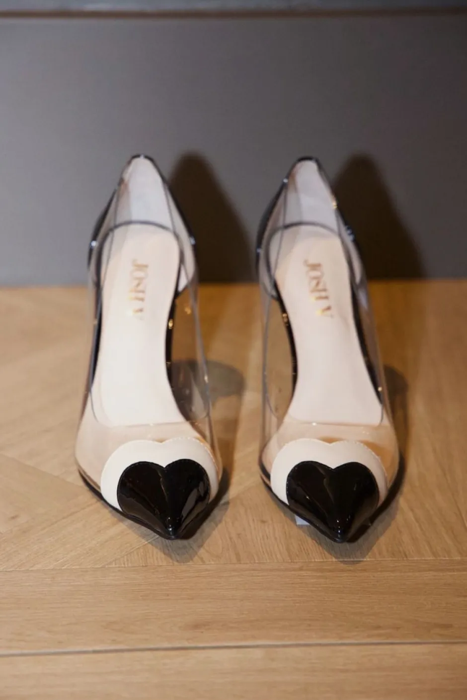 Clearance Pumps Michou | Black ecru | DAMES Hakken