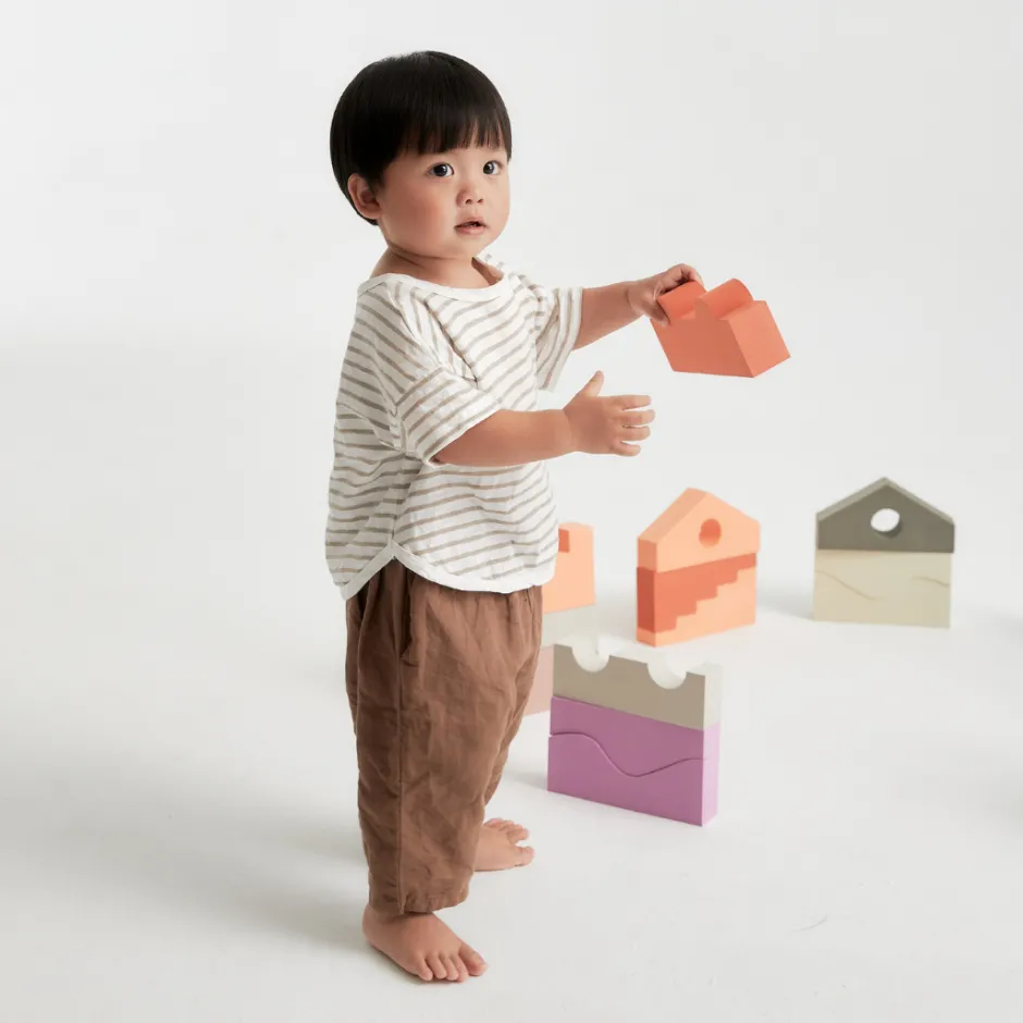 Clearance Puzzle blocks earth | Open ended speelgoed | Puzzels|Open Ended Speelgoed