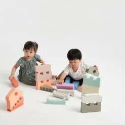 Clearance Puzzle blocks earth | Open ended speelgoed | Puzzels|Open Ended Speelgoed