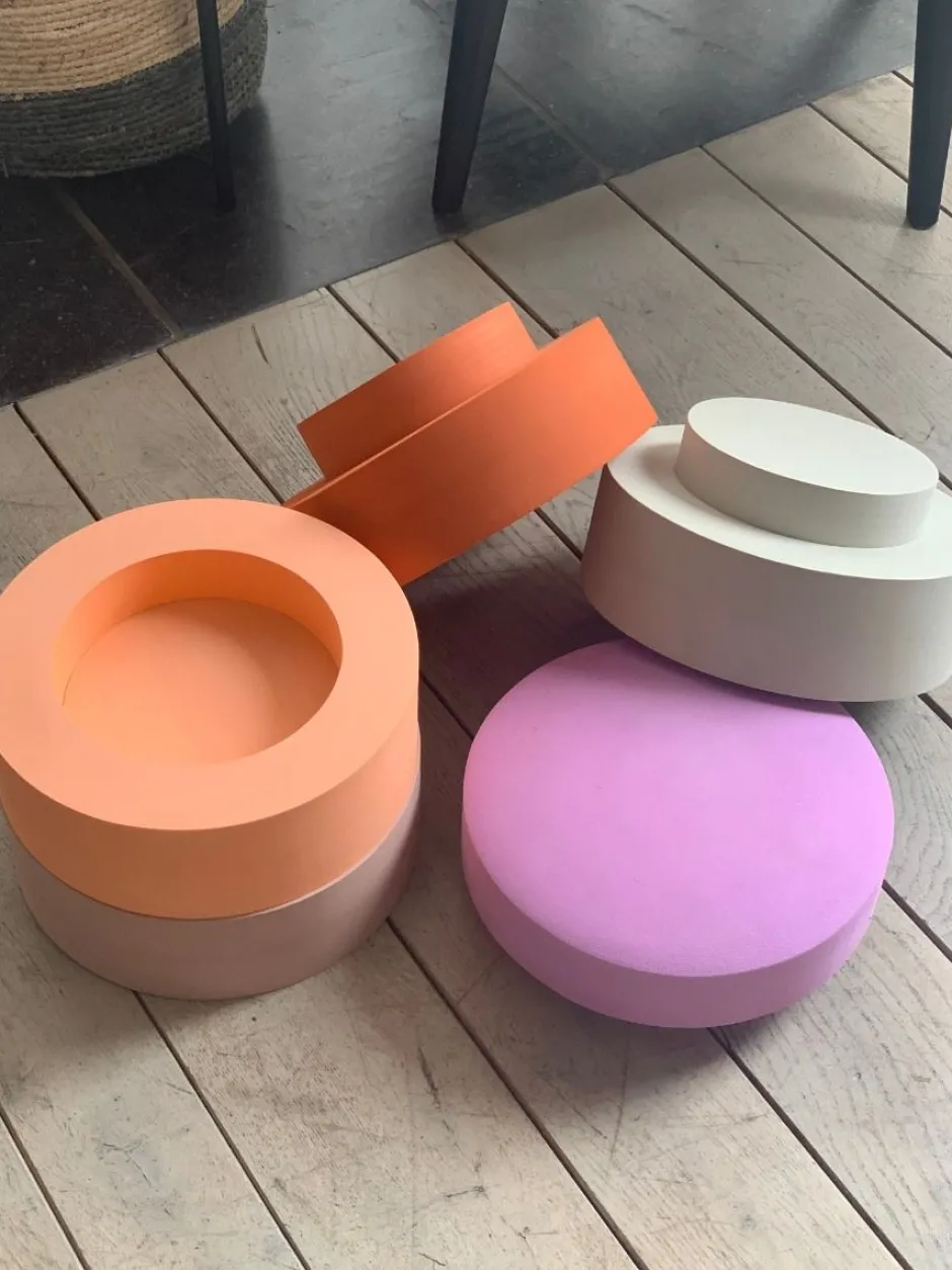 Rainbow chair earth | 5 stuks | Open ended speelgoed | Decoraties & Accessoires