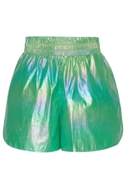 Reflected shorts | Green | DAMES Shorts|Shorts & Skorts