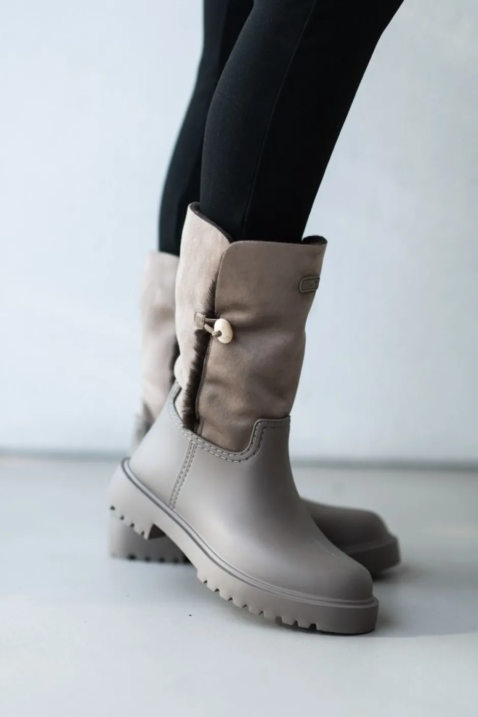 Discount Regenlaarzen Garfil | Taupe | DAMES Laarzen & Boots