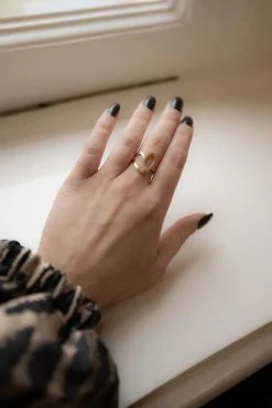 Clearance Ring lots of love | Goud DAMES Sieraden