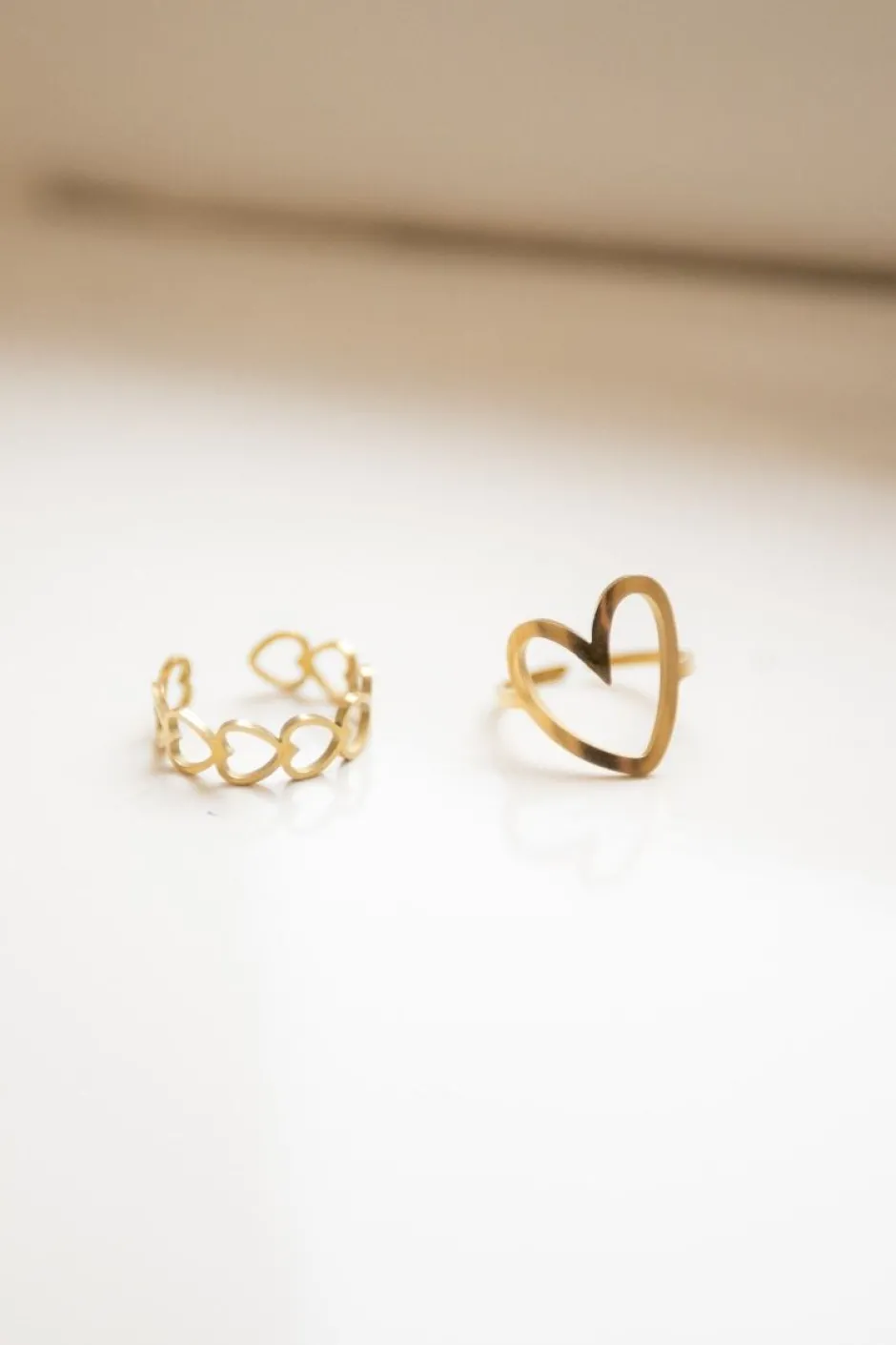 Clearance Ring lots of love | Goud DAMES Sieraden