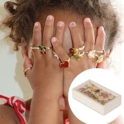 Ringen set | 12 stuks | Multi color | Sieraden