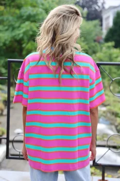 Hot Romee oversized T-shirt | Purple | DAMES Tops|Tops