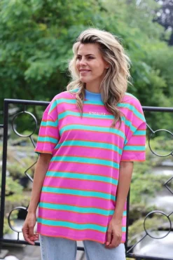 Hot Romee oversized T-shirt | Purple | DAMES Tops|Tops