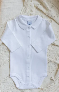 Best Romper Joes | Kraagje wit | Lange mouwen | Babidu Rompers