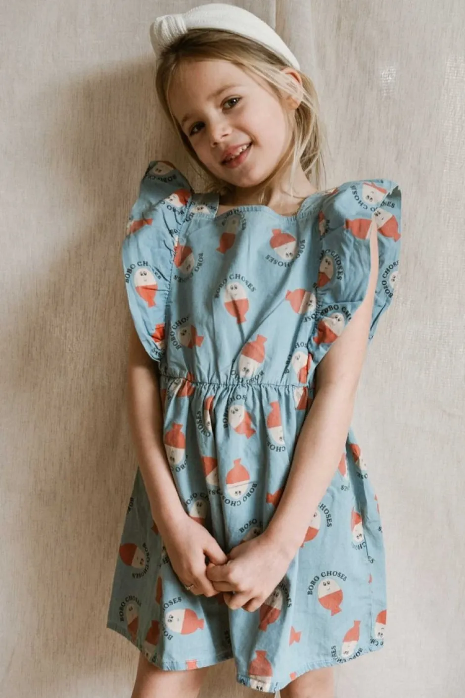 New Ruffle dress Morning egg all over | DAMES Jurken & Salopettes|Jurken