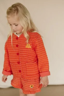 Discount Ruffle woven shorts Vichy | DAMES Co-ords|Co-ords