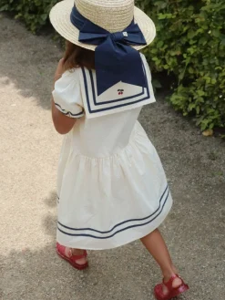 Discount Sailor dress Allie gots | Optic white | DAMES Jurken & Salopettes|Jurken