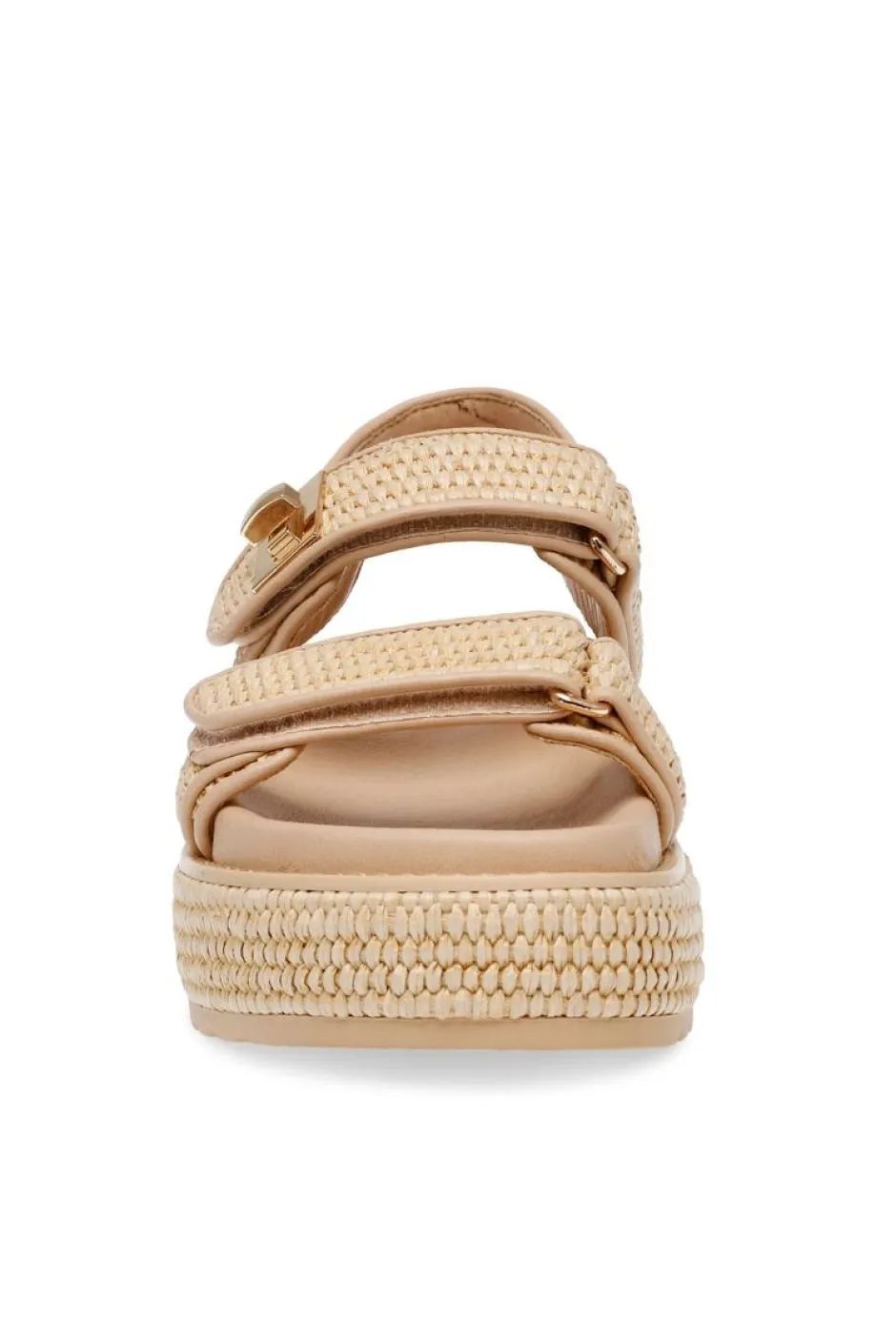 Hot Sandaal Bigmona | Nat Raffia | DAMES Sandalen & Slippers