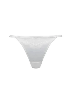 Best Satin lace thong | Ivory | DAMES Lingerie