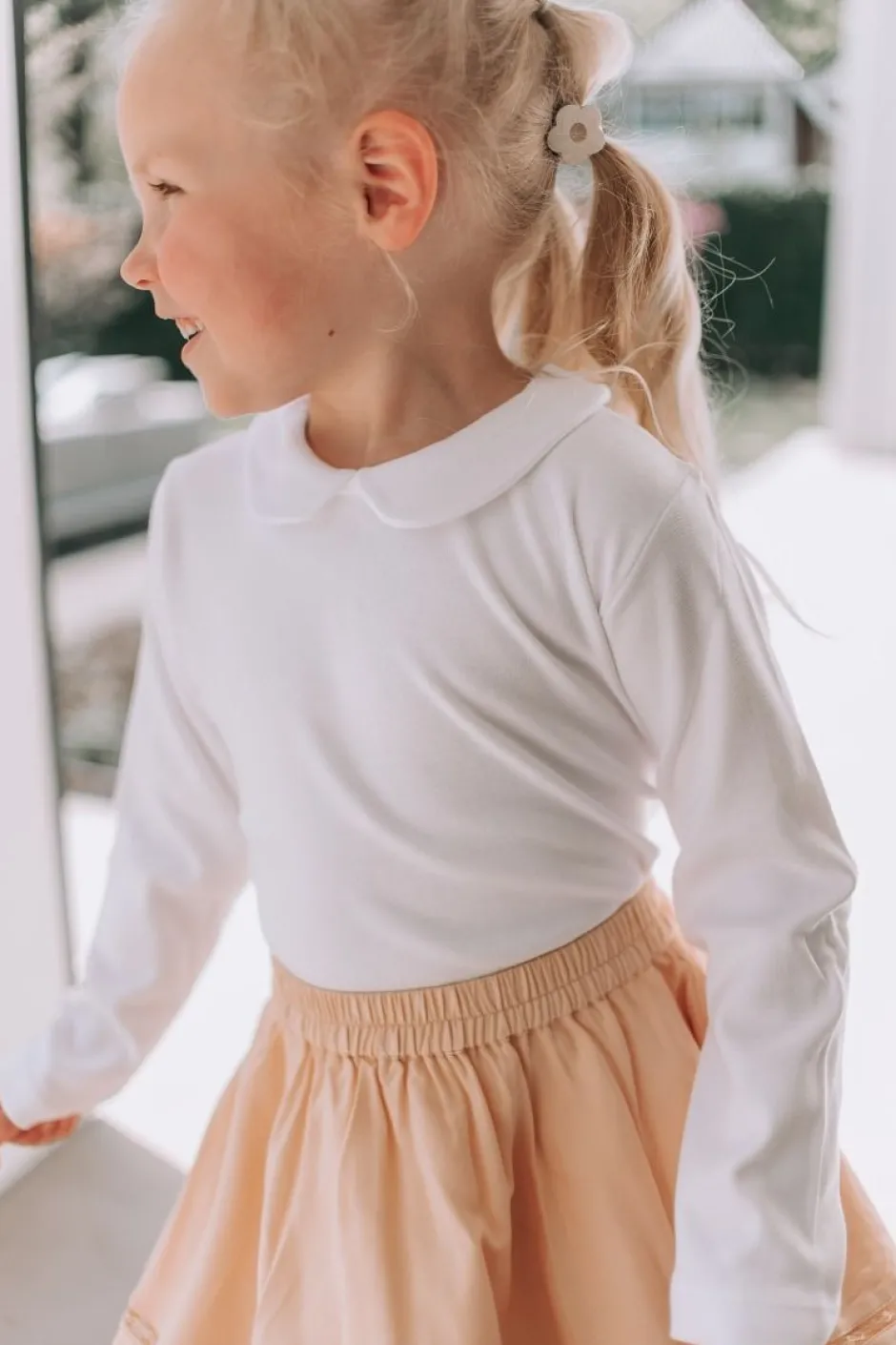 Discount Shirt Bowi | Peter Pan kraagje, unisex DAMES Shirts|Shirts