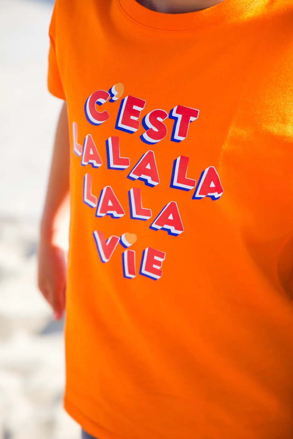 Online Shirt C'est La Vie kids | Orange | DAMES Shirts|Shirts