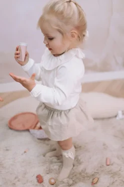 New Shirt Lizzy | Volant wit | DAMES Shirts|Shirts