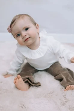 New Shirt Lizzy | Volant wit | DAMES Shirts|Shirts