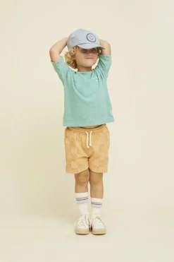 Outlet Short blocks Terry | Nectarine | Sproet & Sprout DAMES Co-ords|Co-ords