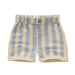 Hot Short chino stripes | Sesame | Sproet & Sprout DAMES Co-ords|Co-ords