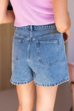 Short Jildau | Blue denim | Studio Poespas DAMES Basics|Shorts