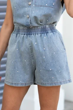 Discount Short Sofia | Blue | DAMES Co-ords|Shorts