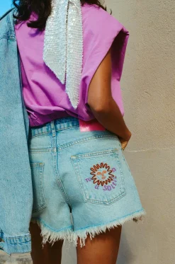 Clearance Short Yve | Light blue | Harper & Yve DAMES Co-ords|Shorts