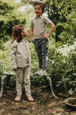 New Shortsleeve knit top Estoi | Blue steel | Shirts