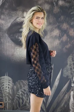 Skort Emilia | Black | Harper & Yve DAMES Broeken|Shorts