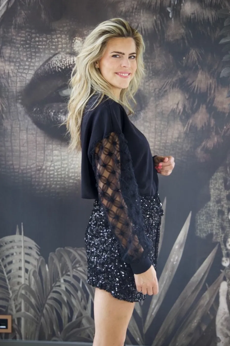 Skort Emilia | Black | Harper & Yve DAMES Broeken|Shorts