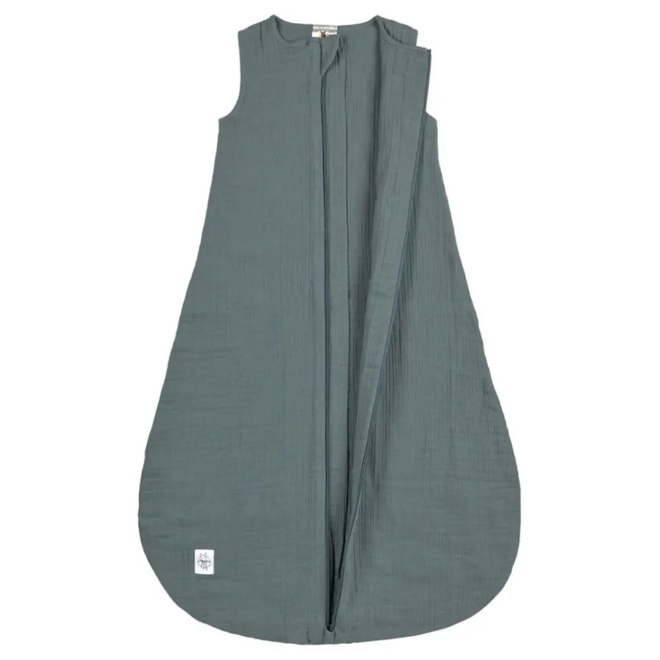 New Slaapzak | Muslin petrol green | Slapen