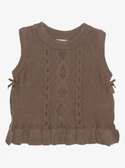 Outlet Slipover Knit | Chocolate | En Fant Truien & Vesten|Truien & Vesten