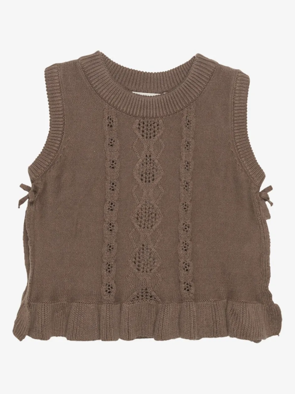 Outlet Slipover Knit | Chocolate | En Fant Truien & Vesten|Truien & Vesten