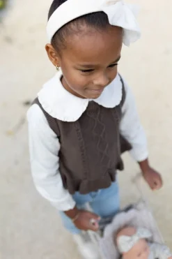 Outlet Slipover Knit | Chocolate | En Fant Truien & Vesten|Truien & Vesten