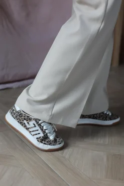 Sneaker Alysha | White/leopard suede | Steve Madden DAMES Sneakers