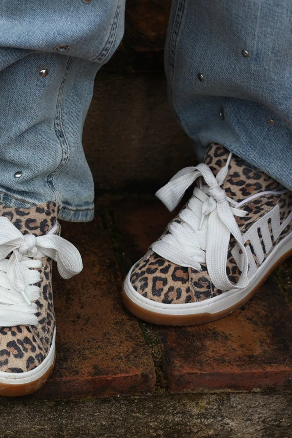 Sneaker Alysha | White/leopard suede | Steve Madden DAMES Sneakers
