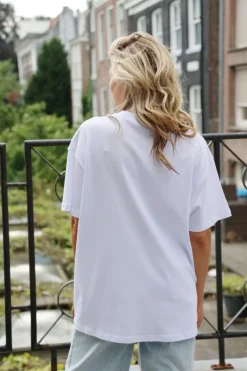 Clearance Sofia oversized T-shirt | White | DAMES Tops|Tops