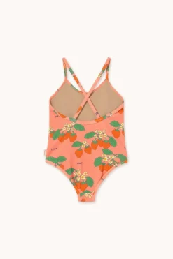 Hot Strawberries swimsuit | Dark pink | Zwemkleding|Zwemkleding