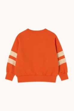 Stripes logo sweatshirt | Summer red | Truien & Vesten|Truien & Vesten