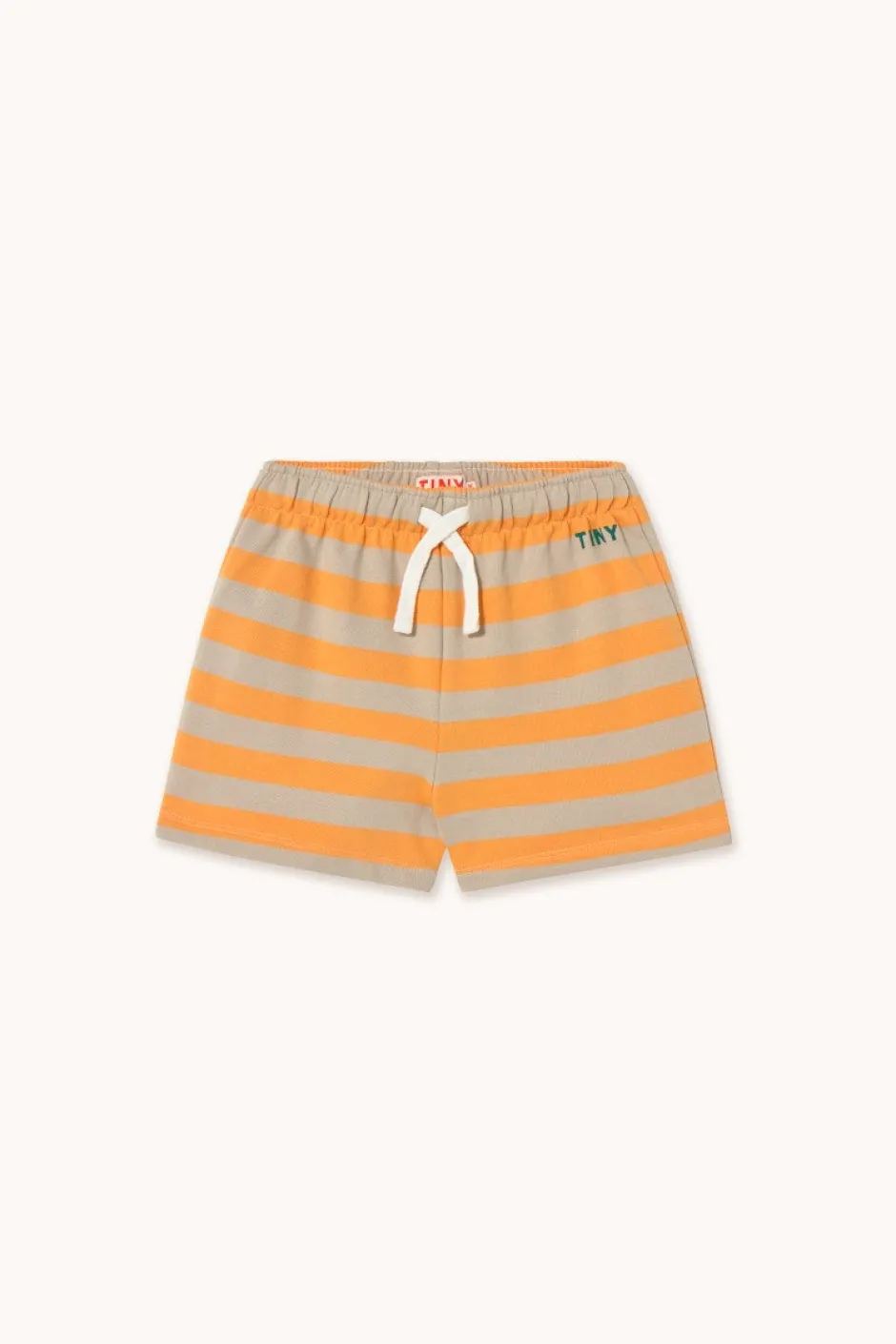 Best Stripes tiny short | Orange/dark vanilla | DAMES Co-ords|Co-ords