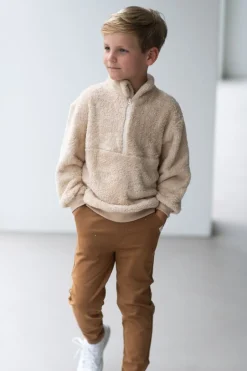 Online Sweater met rits | Oatmeal | Truien & Vesten