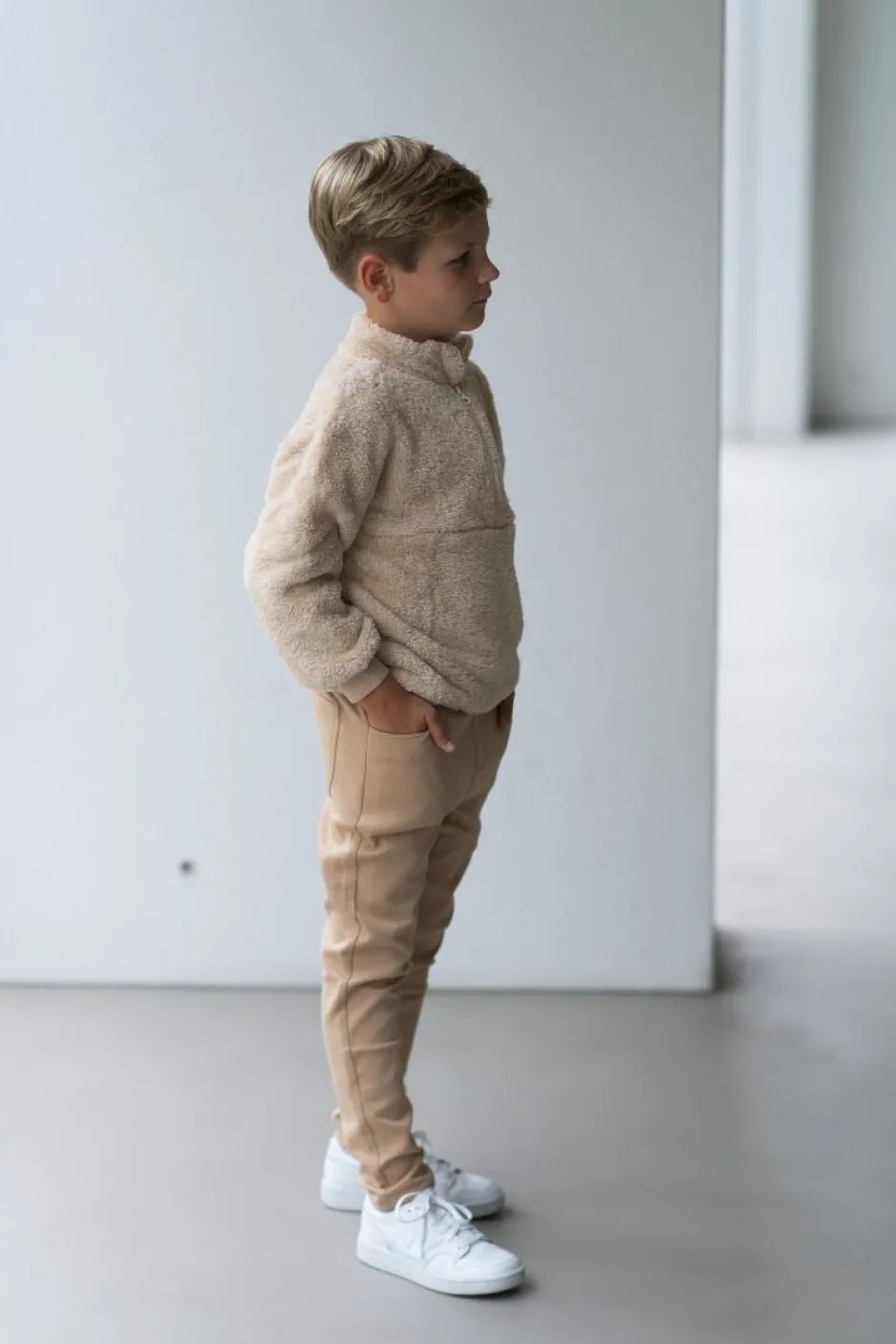 Online Sweater met rits | Oatmeal | Truien & Vesten