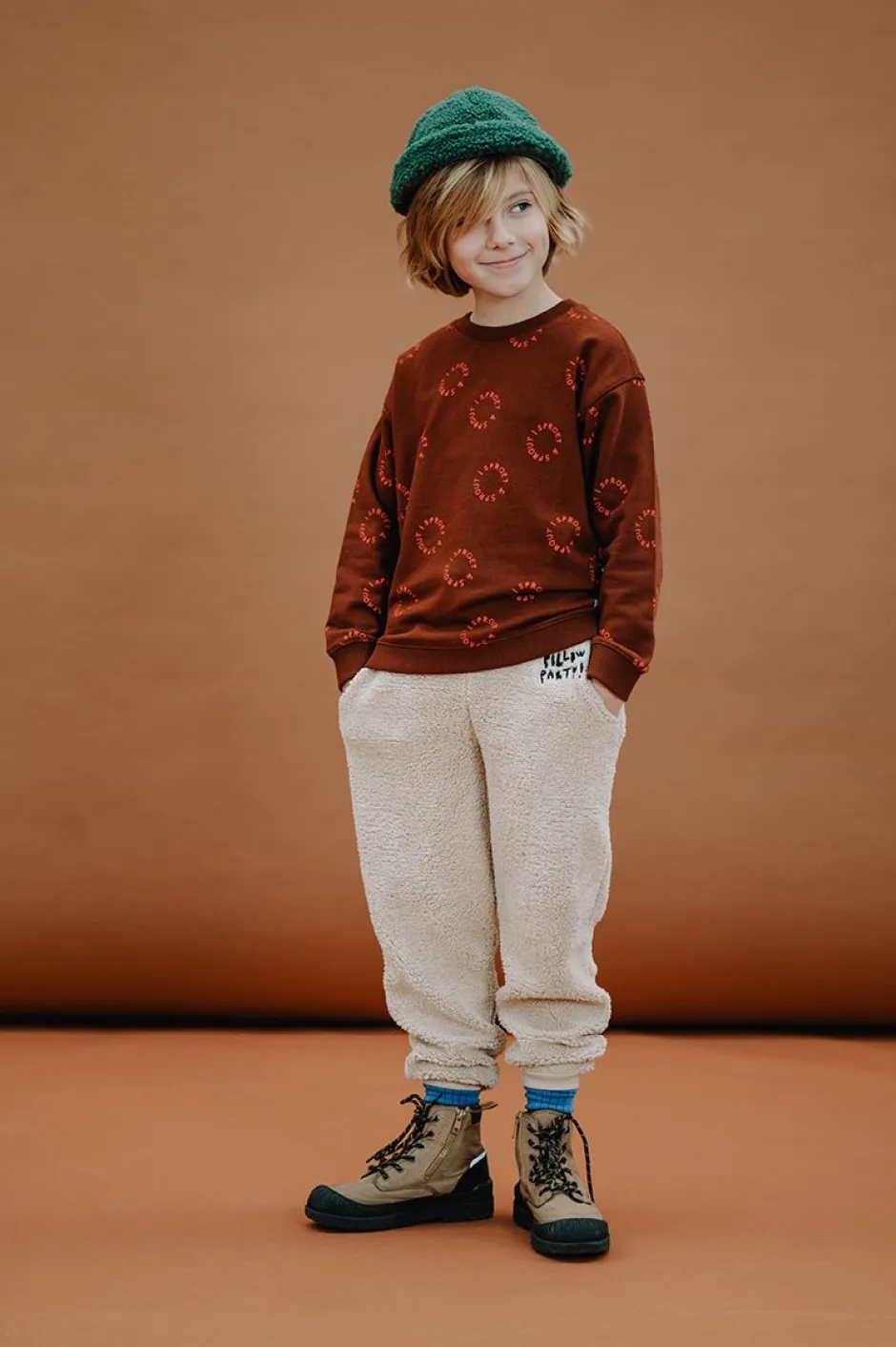 Hot Sweatpants Teddy | Ivory | Sproet & Sprout Truien & Vesten