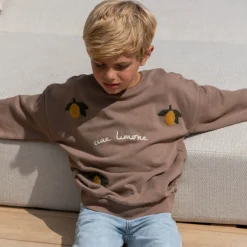 Sale Sweatshirt Lou Gots | Lemon | Truien & Vesten