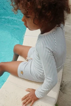 Best Swim blouse Aster grs | Tea stripe | Zwemkleding