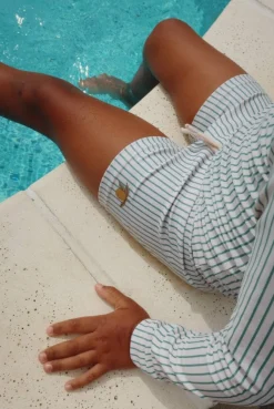 Best Swim blouse Aster grs | Tea stripe | Zwemkleding