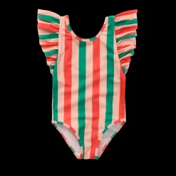 Clearance Swimsuit ruffle stripe print | Blossom | Sproet & Sprout Zwemkleding|Zwemkleding