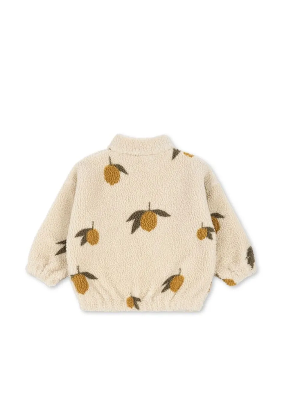 Outlet Teddy jacket Jody | Mon grand citron sage | Jassen & Jacks|Jassen