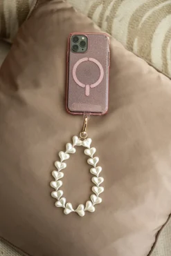 New Telefoonkoord Sugar Hearts | Pearl | DAMES Telefoonkoorden|Snøpskes