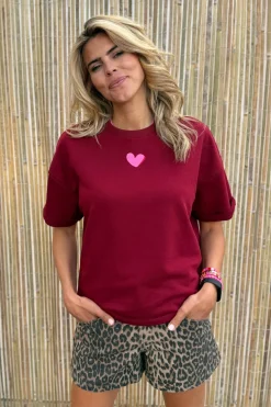 Sale Top Amore | Burgundy | Studio DAMES Snøpskes