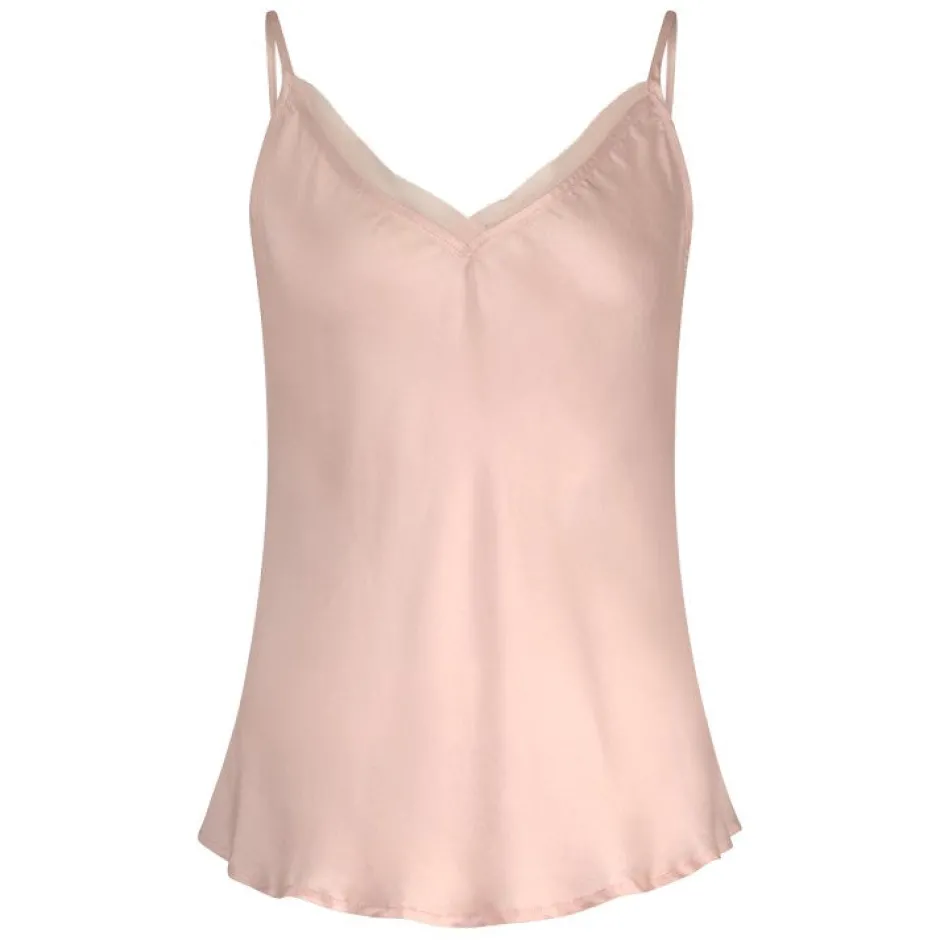 Sale Top Aniek silky | Powder | DAMES Basics|Tops
